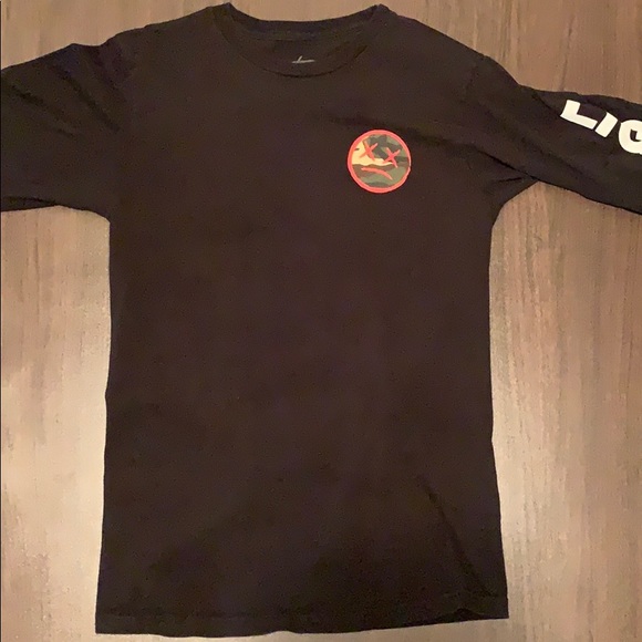 Lights Out Long Sleeve Tee Shirt - Picture 1 of 4
